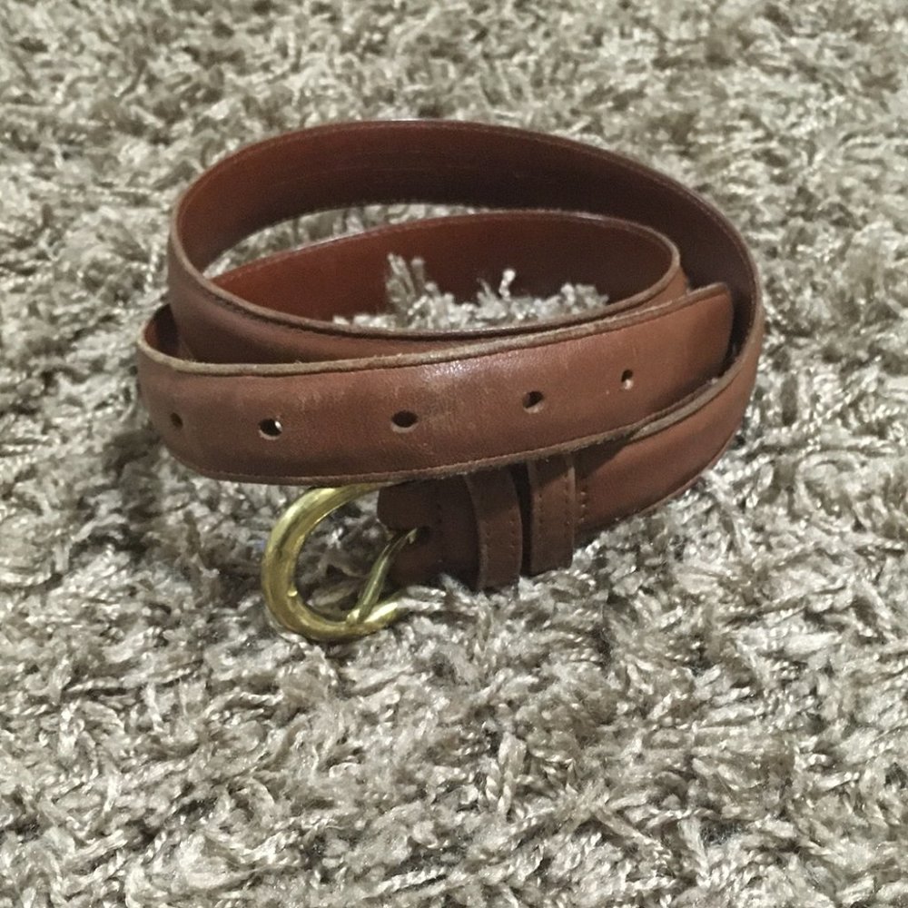 Coach Leather Belt